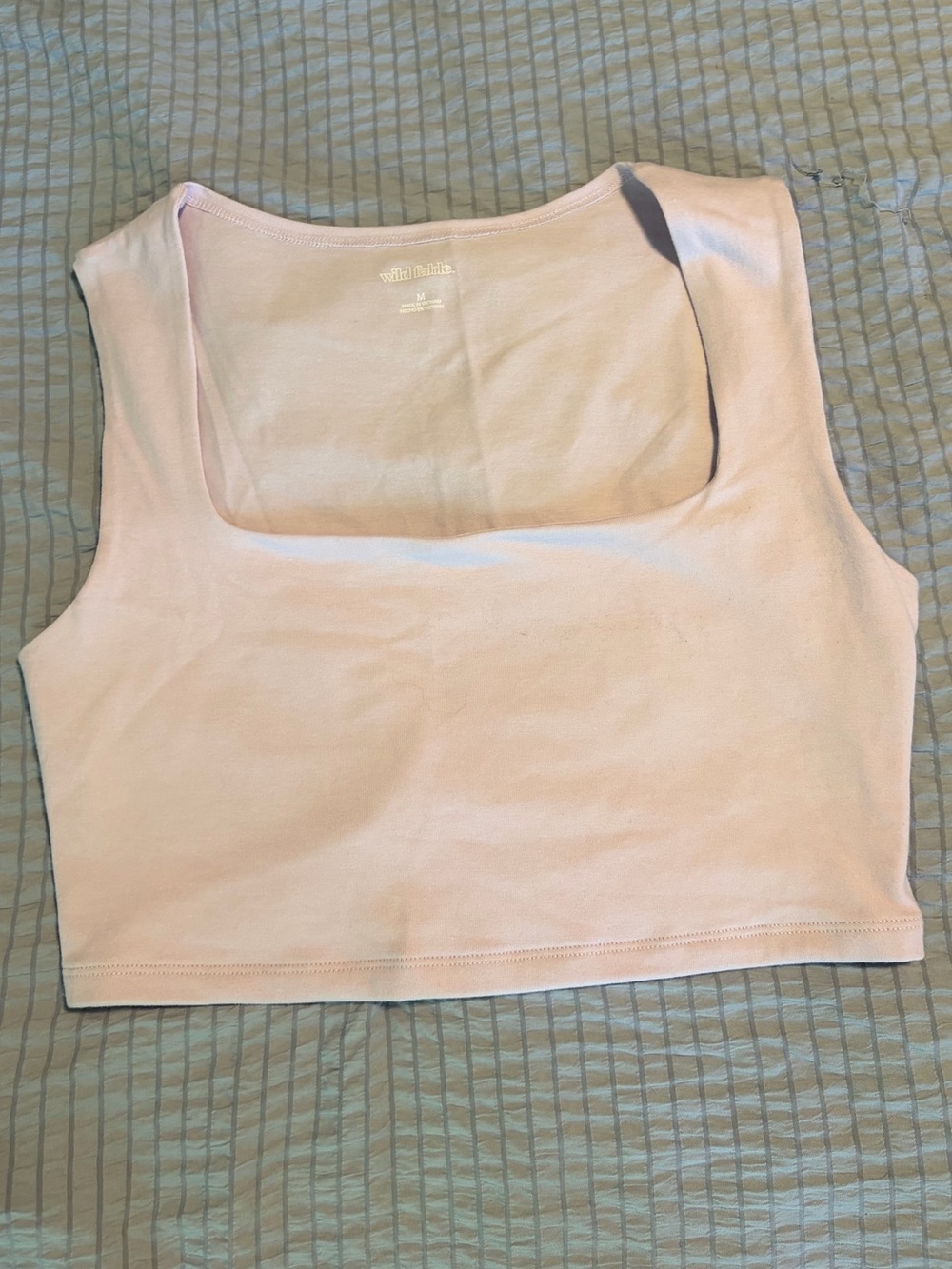 Square Neck Crop Top